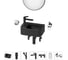 Комплект Wellsee 7 в 1 Lavinia Boho Bathroom Sink накладная/подвесная раковина 37x25 см 20219861R 1