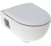 Подвесной безободковый унитаз Geberit RENOVA T54 с быстросъемным сиденьем, микролифт 500.800.00.1