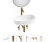 Комплект Wellsee 6 в 1 Lavinia Boho Bathroom Sink накладная раковина 55x35 см 20219499R 1