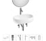 Комплект Wellsee 6 в 1 Lavinia Boho Bathroom Sink накладная раковина 56x33 см 20219257R 1