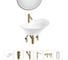 Комплект Wellsee 6 в 1 Lavinia Boho Bathroom Sink накладная раковина 56x33 см 20219387R 1