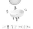 Комплект Wellsee 7 в 1 Lavinia Boho Bathroom Sink накладная раковина 55x32 см 20219493R 1