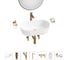 Комплект Wellsee 7 в 1 Lavinia Boho Bathroom Sink накладная раковина 55x32 см 20219495R 1