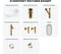 Комплект Wellsee 7 в 1 Lavinia Boho Bathroom Sink накладная раковина 55x32 см 20219495R 8