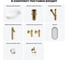 Комплект Wellsee 7 в 1 Lavinia Boho Bathroom Sink накладная раковина 55x35 см 20219503R 8