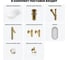 Комплект Wellsee 7 в 1 Lavinia Boho Bathroom Sink накладная раковина 56x33 см 20219391R 8