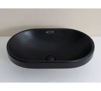 Раковина Gid Bm1004 встраиваемая сверху черная матовая 61x40x19 72202