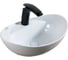 Раковина накладная Gid N9139 белая 41x33x14.5 51242 1