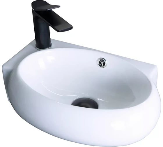Раковина Gid N9100R подвесная белая 43.5x30x13 61103R 1