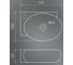 Раковина Gid N9100R подвесная белая 43.5x30x13 61103R 2