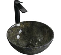 Раковина накладная Gid Mnc486 под камень глянцевая 32x32x14 54434