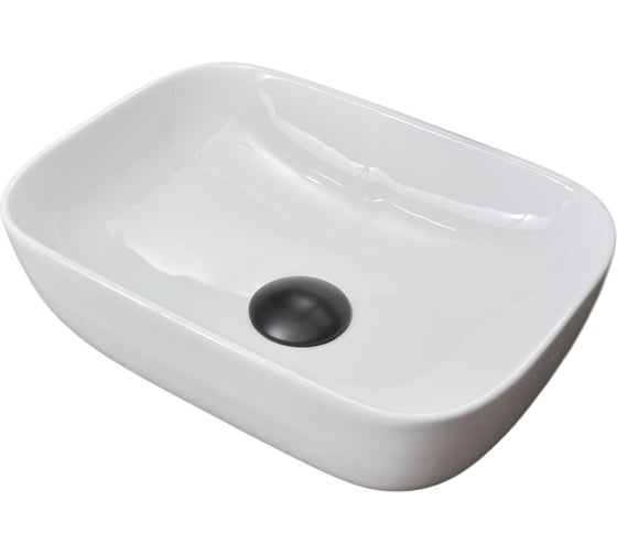 Раковина накладная Gid N1334 белая 36x25x11.5 51237 1