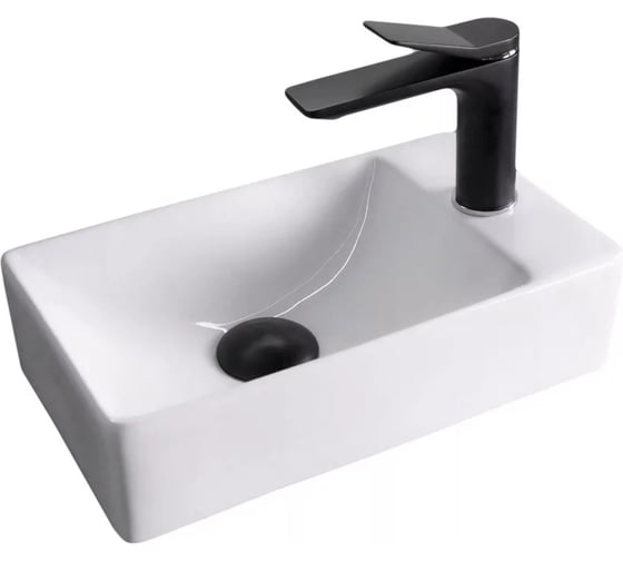 Раковина Gid N9261 подвесная белая 38x22x10 61122 1