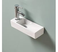 Раковина Gid N9271R подвесная белая 38x14.5x8 61128R