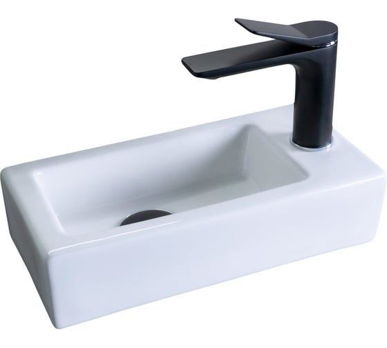 Раковина Gid N9272L подвесная белая 36.5x18x9 61105L 1