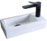 Раковина Gid N9272L подвесная белая 36.5x18x9 61105L 1
