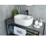 Раковина Gid N9266 накладная белая 47x34x15 51173 4