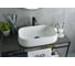 Раковина Gid N9243 накладная белая 56x42x14 51135 2