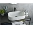 Раковина Gid N9243 накладная белая 56x42x14 51135 3