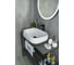 Раковина Gid N9243 накладная белая 56x42x14 51135 9
