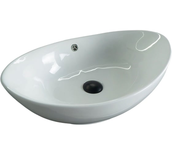 Раковина накладная Gid N9019 белая 60x37x19 51108 1