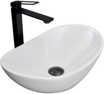 Раковина накладная Gid N9133 белая 48x30.5x14.5 51201