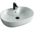Раковина накладная Gid N9163 белая 59x41x16 51127 1