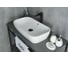 Раковина Gid N9217 накладная белая 61x34x13.5 51132 8