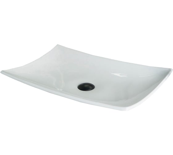 Раковина накладная Gid N9177 белая 60x39x11.5 51170 1