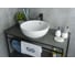 Раковина накладная Gid N9003a белая 43x43x17.5 51103 5