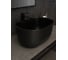 Раковина Gid N9302bg накладная черная графит 45x32x22 53377 4