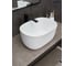 Раковина Gid N9302wg накладная белая матовая / белая графит 45x32x22 51220 6