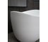Раковина Gid N9303wg накладная белый матовый / белый графит 36x36x32 51221 3