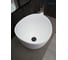 Раковина Gid N9303wg накладная белый матовый / белый графит 36x36x32 51221 4