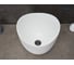 Раковина Gid N9303wg накладная белый матовый / белый графит 36x36x32 51221 5