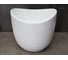 Раковина Gid N9303wg накладная белый матовый / белый графит 36x36x32 51221 6