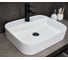 Раковина Gid N9550 накладная белая 50x40x11 51229 2