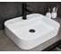 Раковина Gid N9550 накладная белая 50x40x11 51229 3