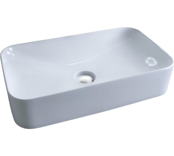 Раковина Gid N9596 накладная белая 61x35x13 51199 1