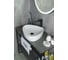 Раковина Gid N9386 накладная белая 50x40x12 51139 8