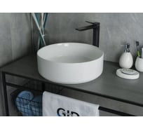 Раковина Gid N9424 накладная белая 40x40x12 51179