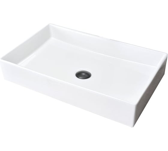 Раковина Gid N9496 накладная белая 60.5x37x11 51228 1