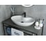 Раковина Gid N9438 накладная белая 65x43x12 51151 3