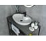 Раковина Gid N9438 накладная белая 65x43x12 51151 7
