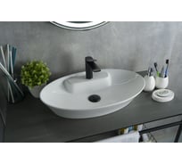 Раковина Gid N9398 накладная белая 61x37x12 51142