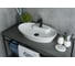 Раковина Gid N9398 накладная белая 61x37x12 51142 3