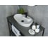 Раковина Gid N9398 накладная белая 61x37x12 51142 8