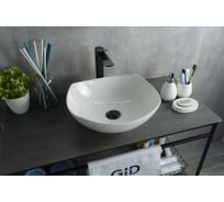 Раковина Gid N9412 накладная белая 41.5x38x14 51191