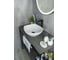 Раковина Gid N9412 накладная белая 41.5x38x14 51191 4