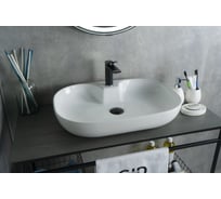 Раковина Gid N9446b накладная белая 61x42x12.5 51156